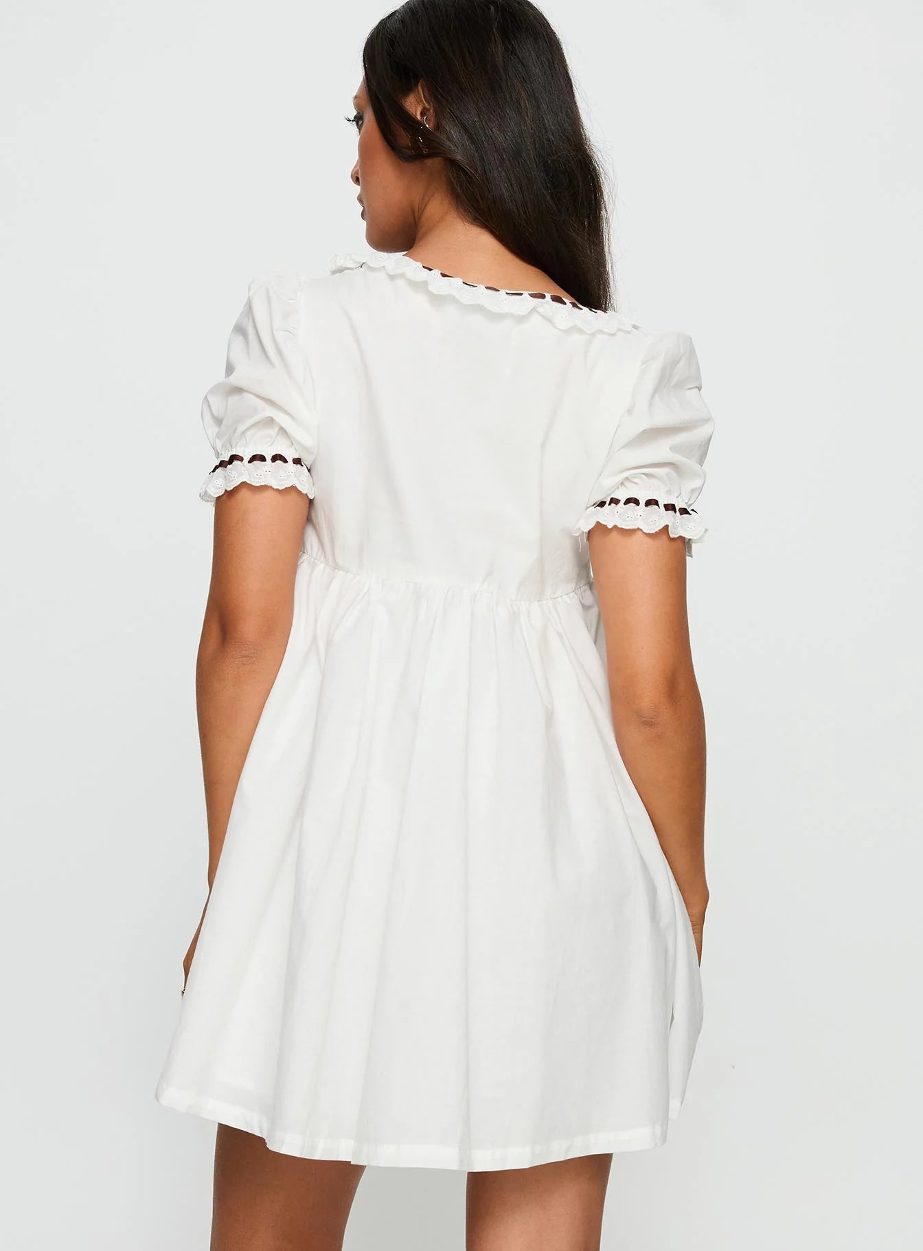 Willa Embroidered Mini Dress