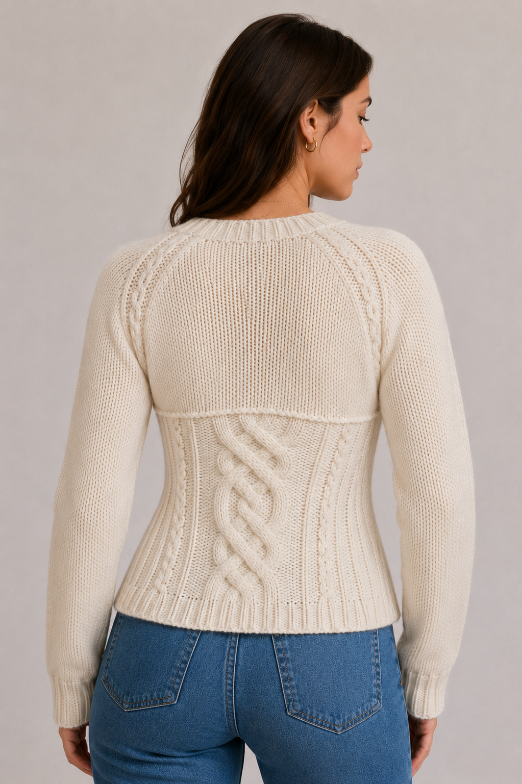 Evelyn Reversible Knit Sweater